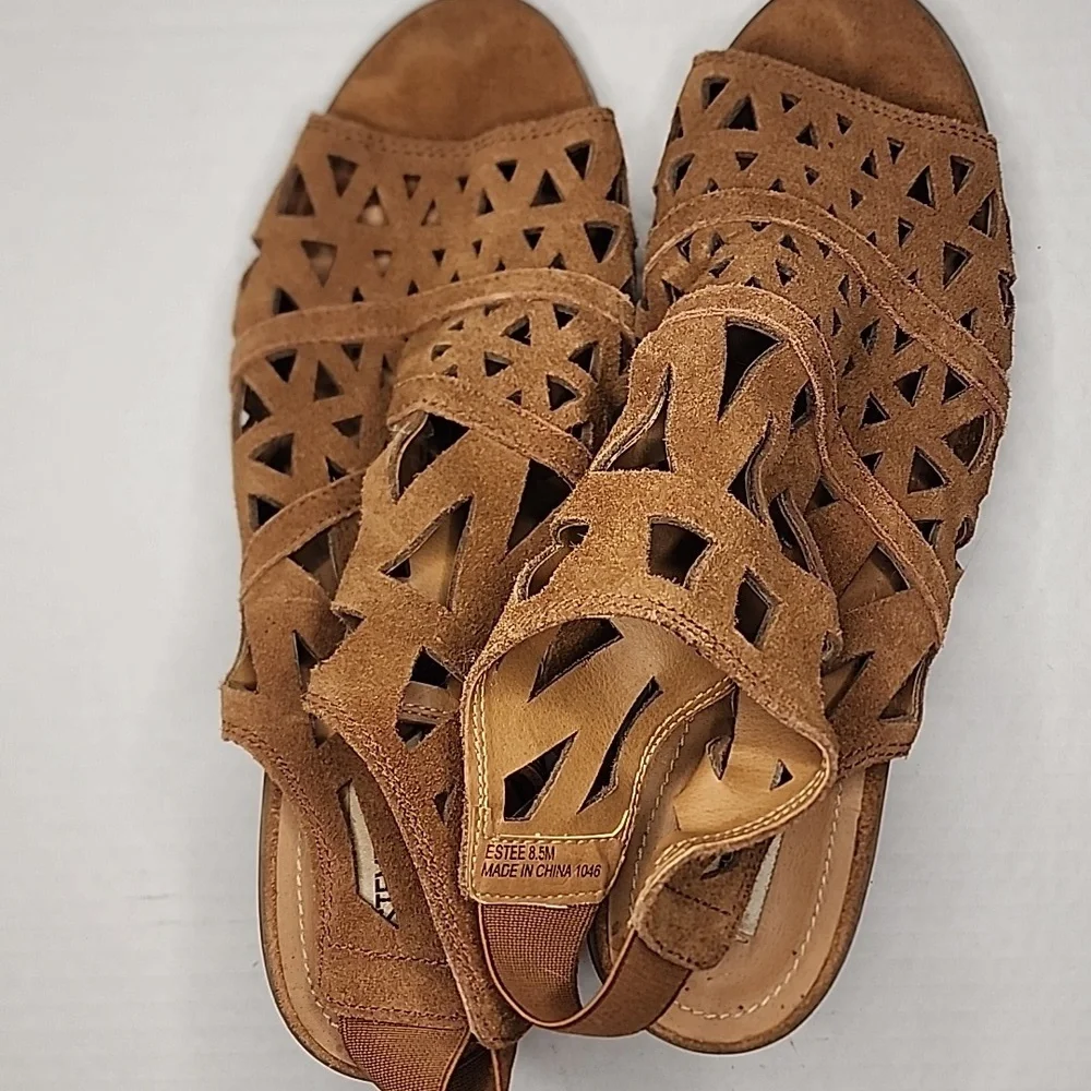 Steve Madden Brown Suede Women's Sandals